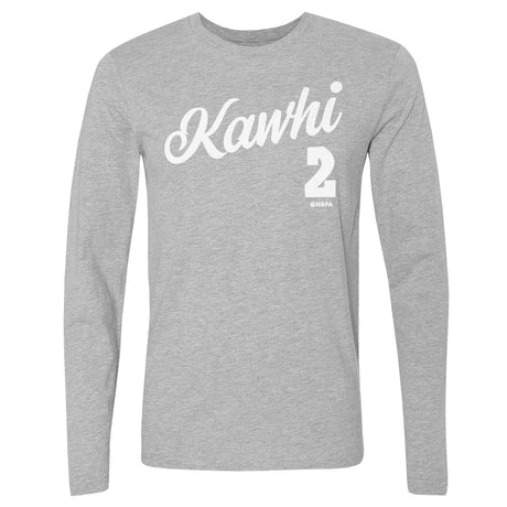 Kawhi Leonard Men's Long Sleeve T-Shirt | 500 LEVEL