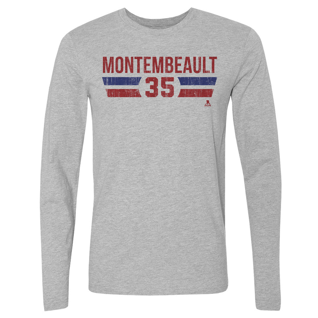 Sam Montembeault Men&#39;s Long Sleeve T-Shirt | 500 LEVEL