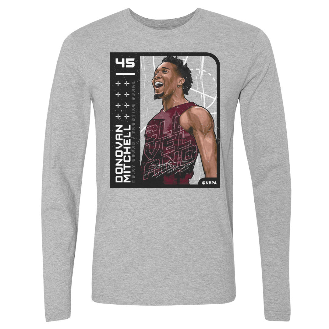 Donovan Mitchell Men's Long Sleeve T-Shirt | 500 LEVEL
