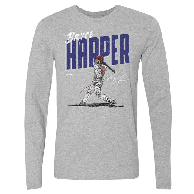 Bryce Harper Men's Long Sleeve T-Shirt | 500 LEVEL
