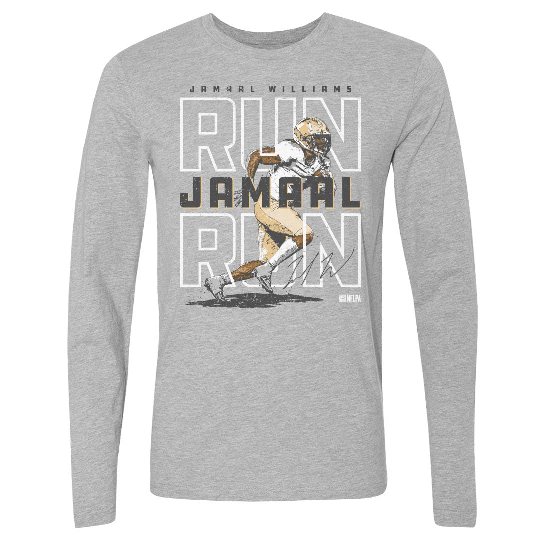 Jamaal Williams Men&#39;s Long Sleeve T-Shirt | 500 LEVEL