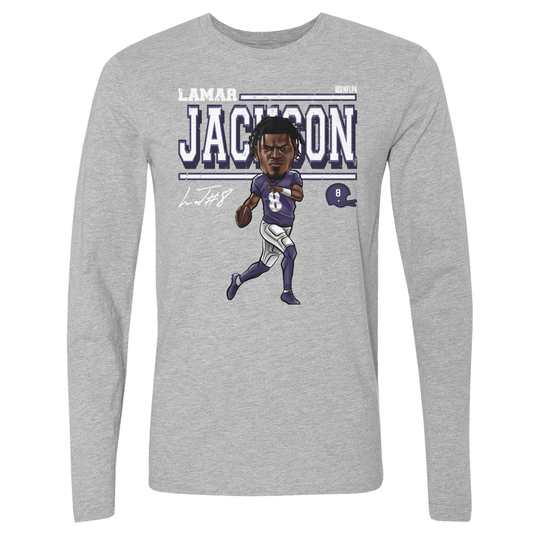 Lamar Jackson Men's Long Sleeve T-Shirt | 500 LEVEL