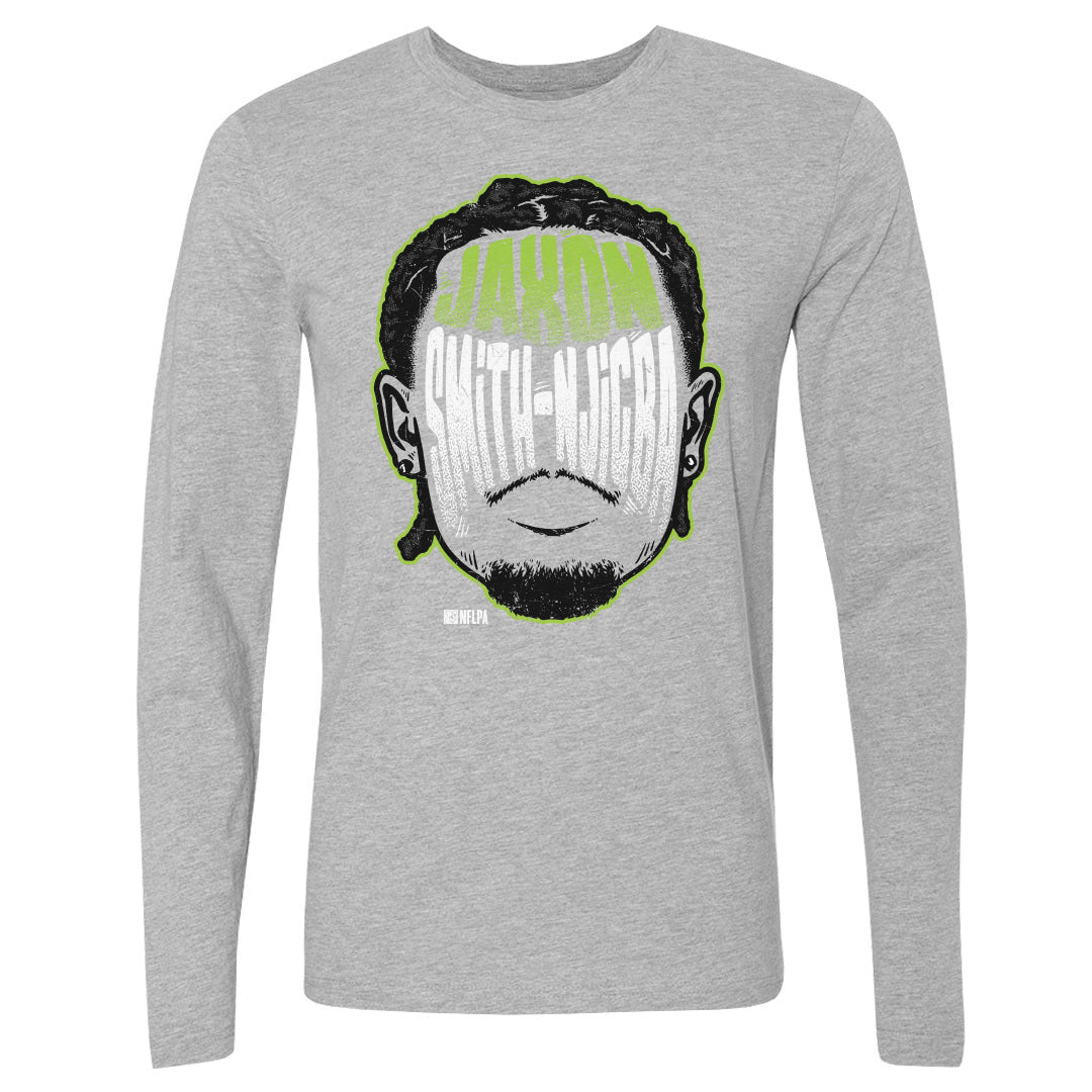 Jaxon Smith-Njigba Men's Long Sleeve T-Shirt | 500 LEVEL