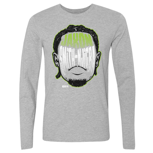 Jaxon Smith-Njigba Men's Long Sleeve T-Shirt | 500 LEVEL