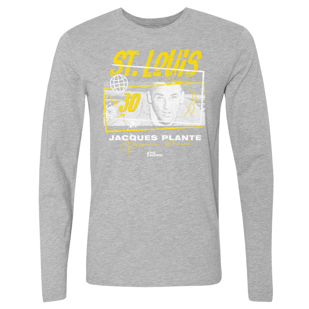 Jacques Plante Men's Long Sleeve T-Shirt | 500 LEVEL