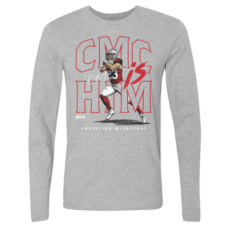 Christian McCaffrey Men's Long Sleeve T-Shirt | 500 LEVEL