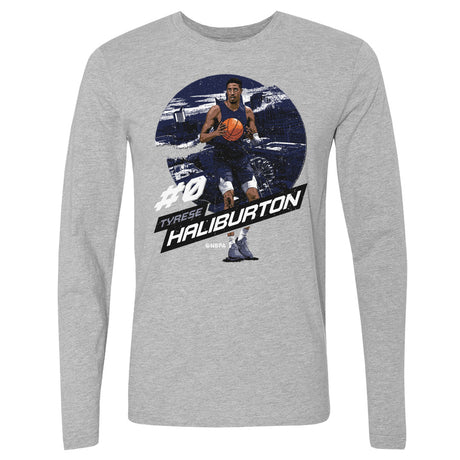 Tyrese Haliburton Men's Long Sleeve T-Shirt | 500 LEVEL