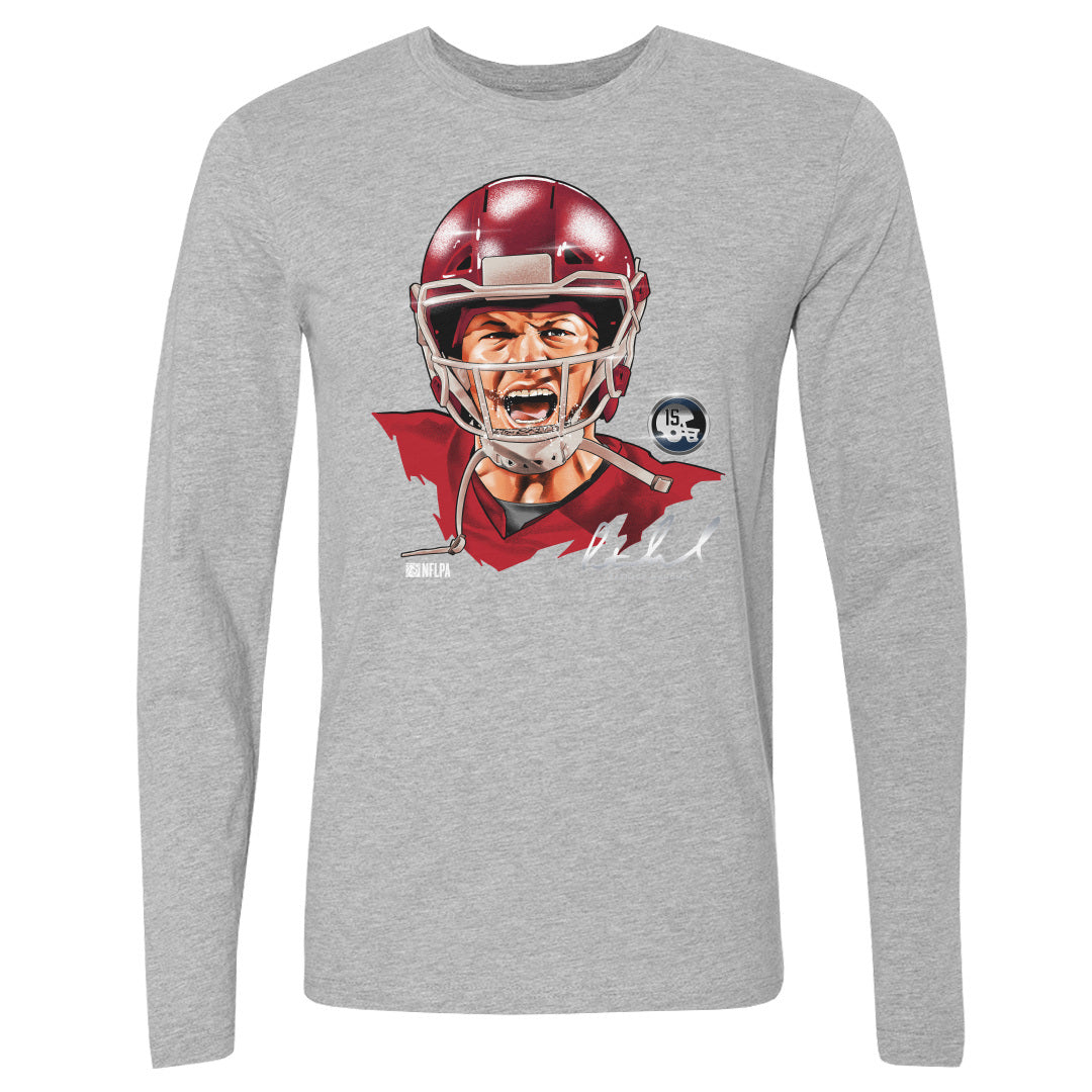 Patrick Mahomes Men's Long Sleeve T-Shirt | 500 LEVEL