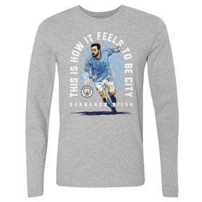 Bernardo Silva Men's Long Sleeve T-Shirt | 500 LEVEL