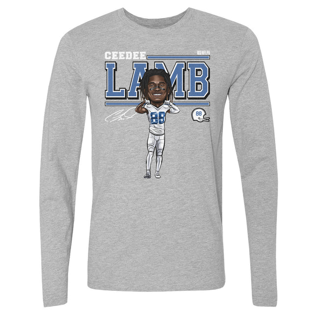 CeeDee Lamb Men's Long Sleeve T-Shirt | 500 LEVEL