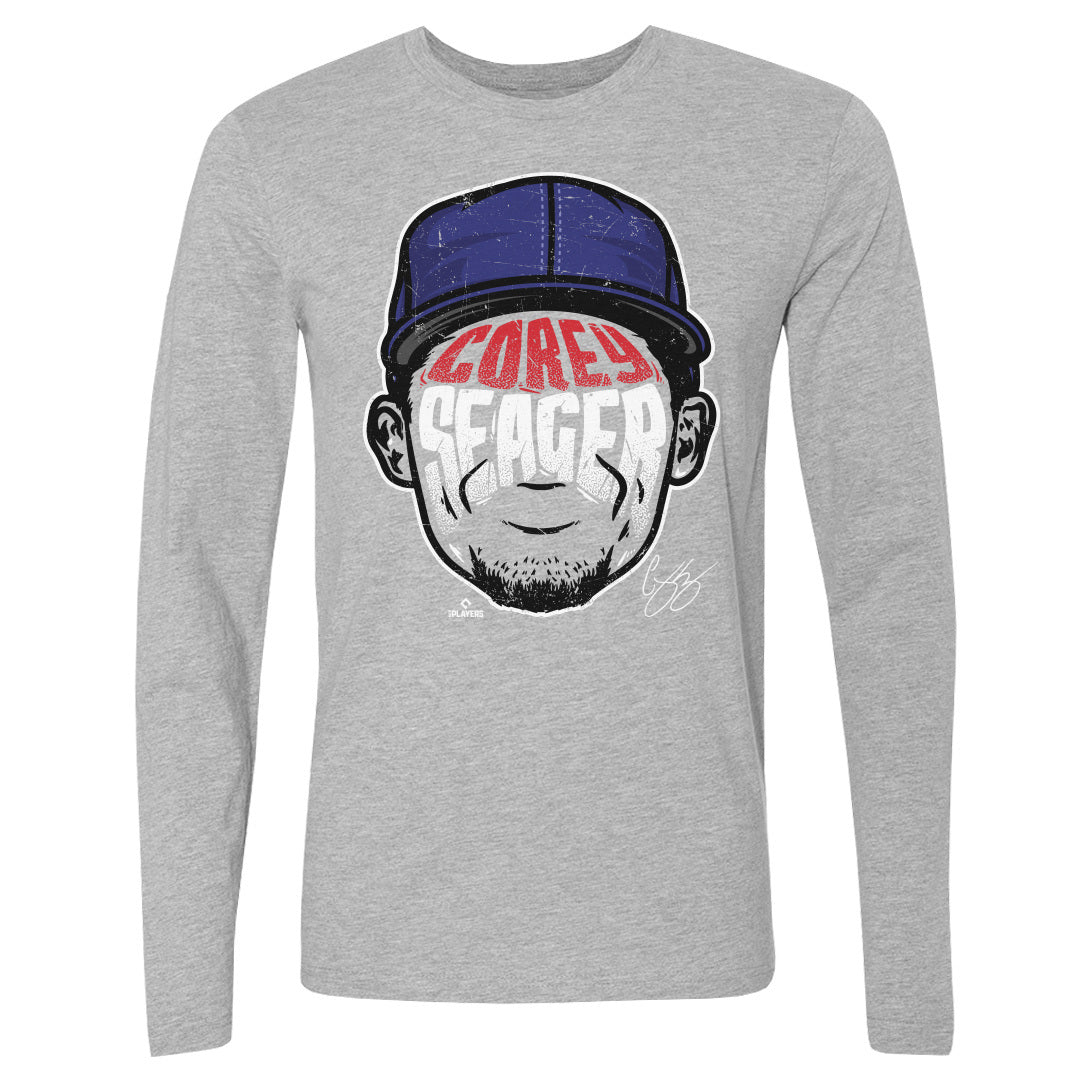 Corey Seager Men's Long Sleeve T-Shirt | 500 LEVEL