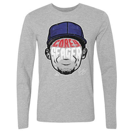 Corey Seager Men's Long Sleeve T-Shirt | 500 LEVEL