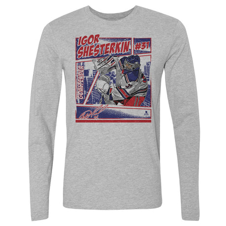 Igor Shesterkin Men's Long Sleeve T-Shirt | 500 LEVEL