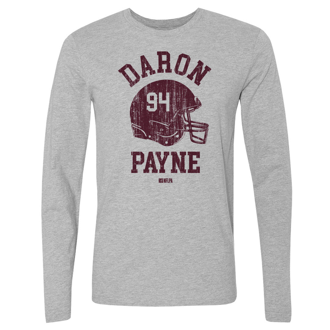 Daron Payne Men's Long Sleeve T-Shirt | 500 LEVEL