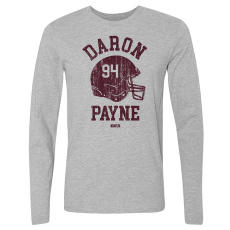 Daron Payne Men's Long Sleeve T-Shirt | 500 LEVEL