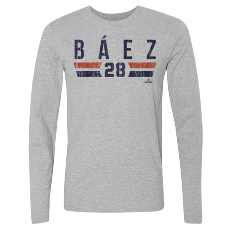 Javier Baez Men's Long Sleeve T-Shirt | 500 LEVEL