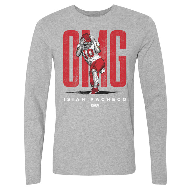 Isiah Pacheco Men's Long Sleeve T-Shirt | 500 LEVEL