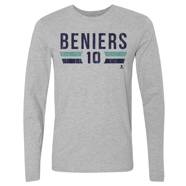 Matty Beniers Men's Long Sleeve T-Shirt | 500 LEVEL