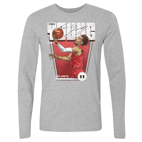 Trae Young Men's Long Sleeve T-Shirt | 500 LEVEL