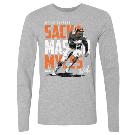 Myles Garrett Men's Long Sleeve T-Shirt | 500 LEVEL