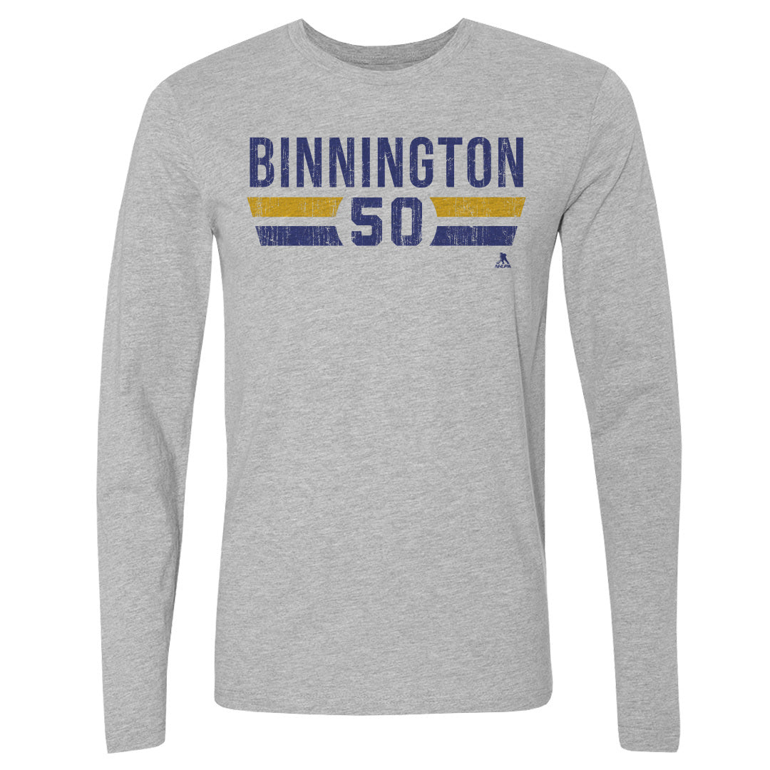 Jordan Binnington Men's Long Sleeve T-Shirt | 500 LEVEL