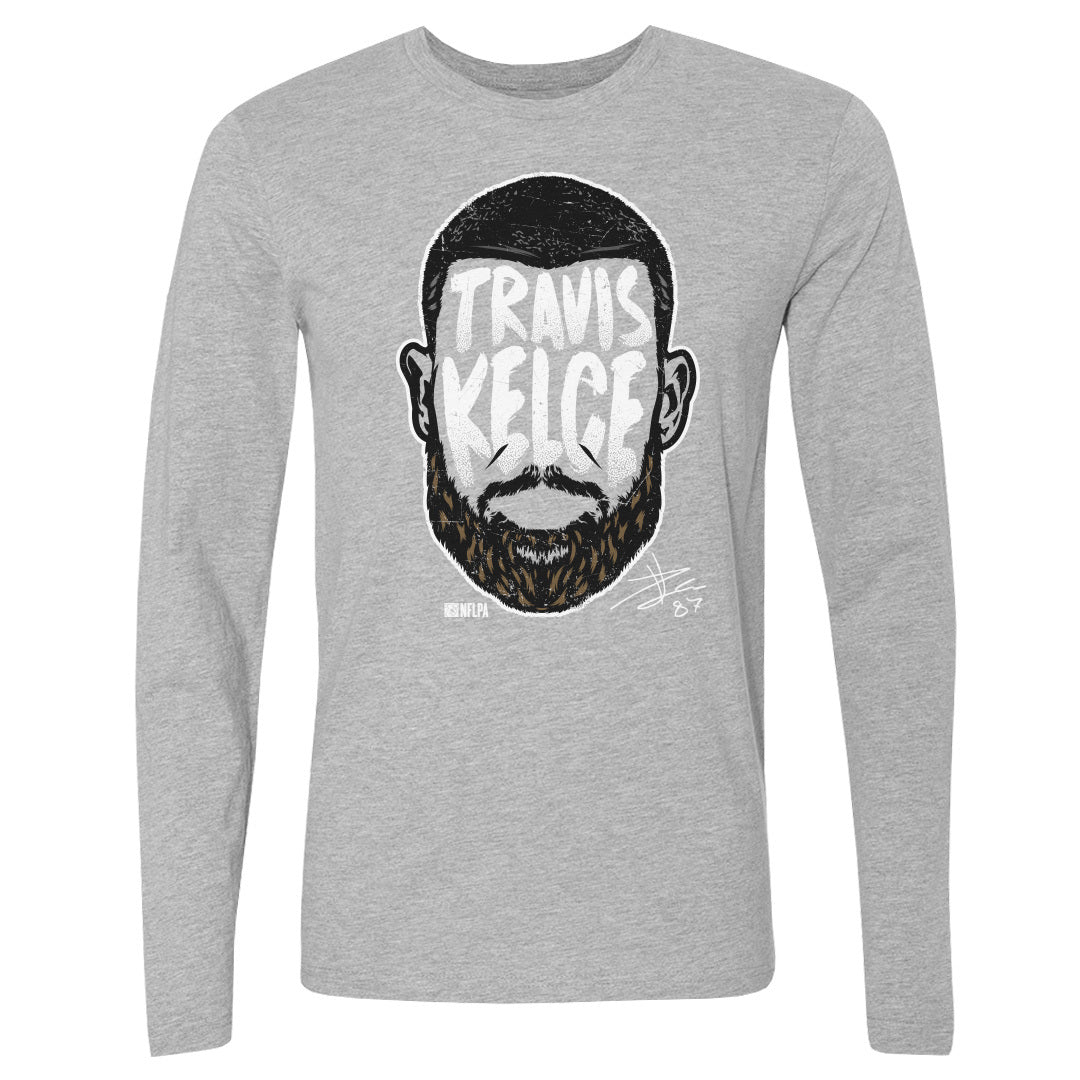 Travis Kelce Men's Long Sleeve T-Shirt | 500 LEVEL