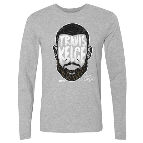 Travis Kelce Men's Long Sleeve T-Shirt | 500 LEVEL