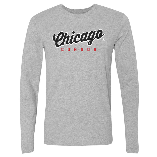 Connor Bedard Men's Long Sleeve T-Shirt | 500 LEVEL