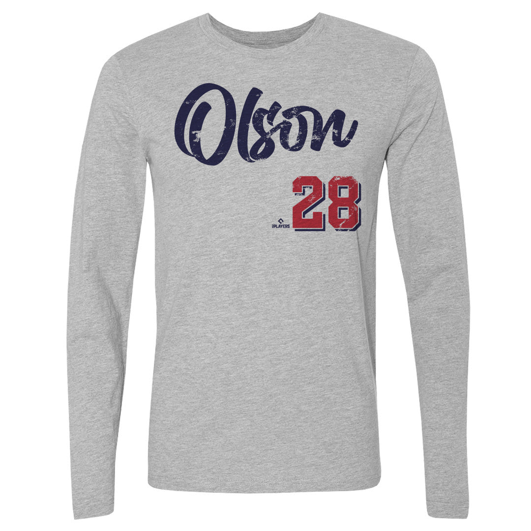 Matt Olson Men's Long Sleeve T-Shirt | 500 LEVEL