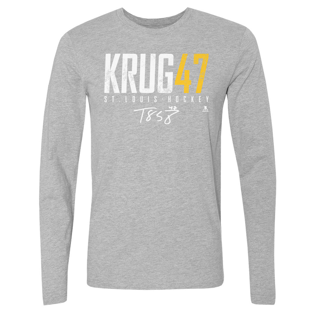 Torey Krug Men&#39;s Long Sleeve T-Shirt | 500 LEVEL
