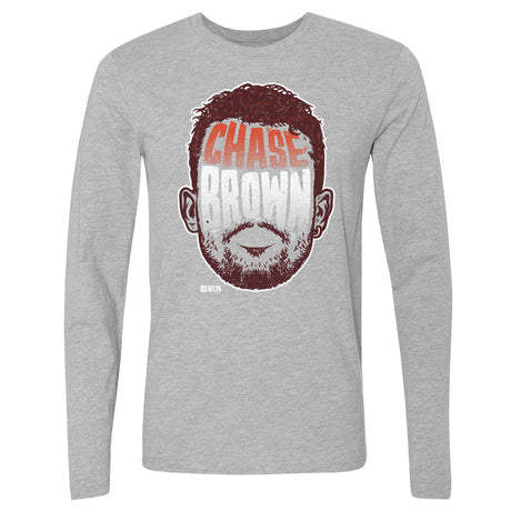 Chase Brown Men's Long Sleeve T-Shirt | 500 LEVEL