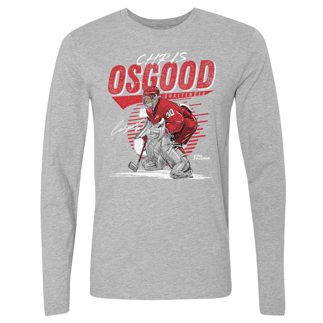 Chris Osgood Men's Long Sleeve T-Shirt | 500 LEVEL
