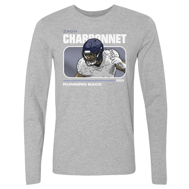 Zach Charbonnet Men's Long Sleeve T-Shirt | 500 LEVEL
