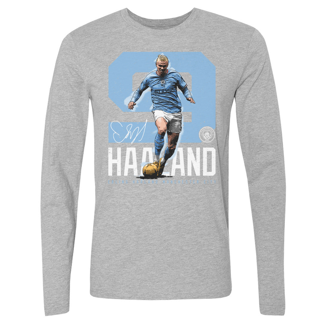 Erling Haaland Men's Long Sleeve T-Shirt | 500 LEVEL