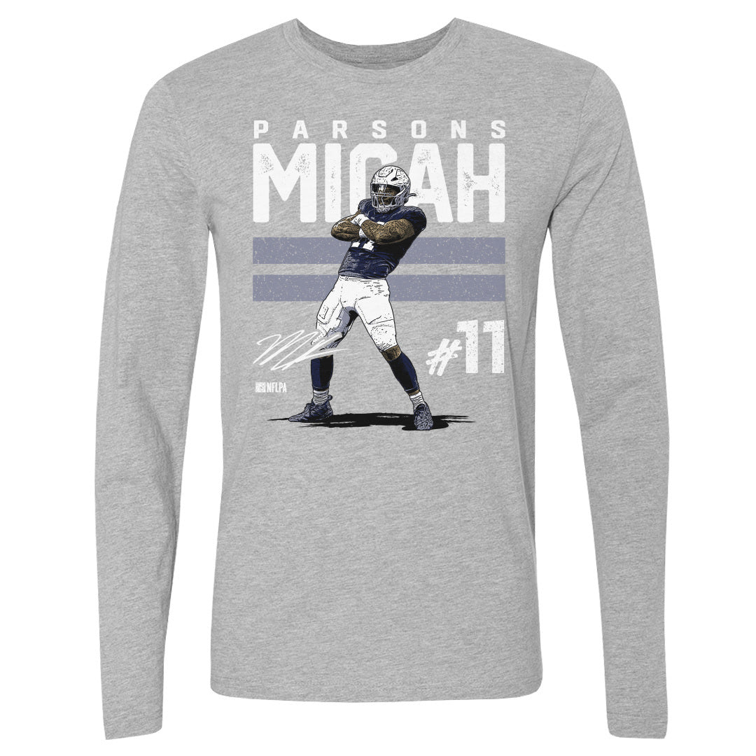 Micah Parsons Men's Long Sleeve T-Shirt, Dallas Football Men's Long Sleeve  T-Shirt