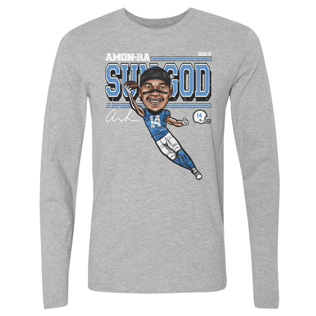 Amon-Ra St. Brown Men's Long Sleeve T-Shirt | 500 LEVEL