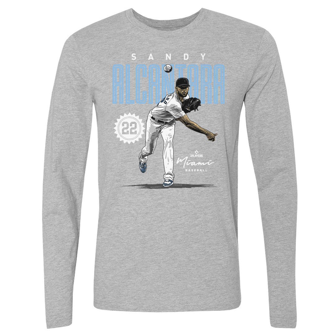 Sandy Alcantara Men's Long Sleeve T-Shirt | 500 LEVEL
