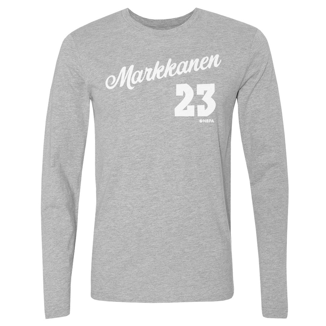Lauri Markkanen Men's Long Sleeve T-Shirt | 500 LEVEL