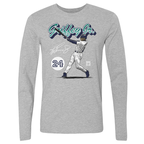 Ken Griffey Jr. Men's Long Sleeve T-Shirt | 500 LEVEL