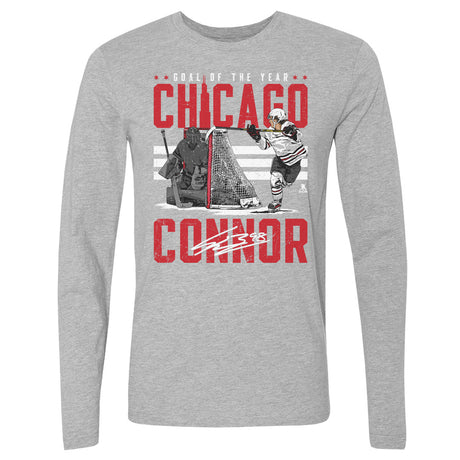 Connor Bedard Men's Long Sleeve T-Shirt | 500 LEVEL