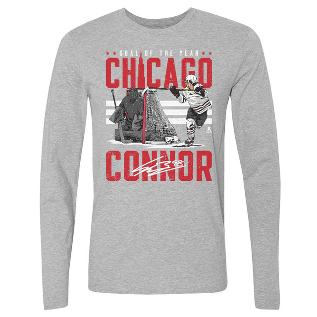Connor Bedard Men's Long Sleeve T-Shirt | 500 LEVEL