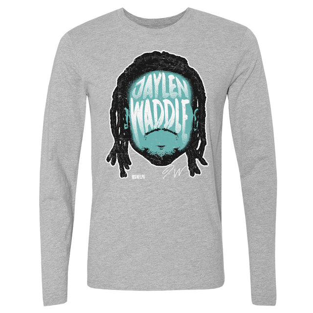 Jaylen Waddle Men's Long Sleeve T-Shirt | 500 LEVEL