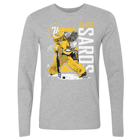 Juuse Saros Men's Long Sleeve T-Shirt | 500 LEVEL
