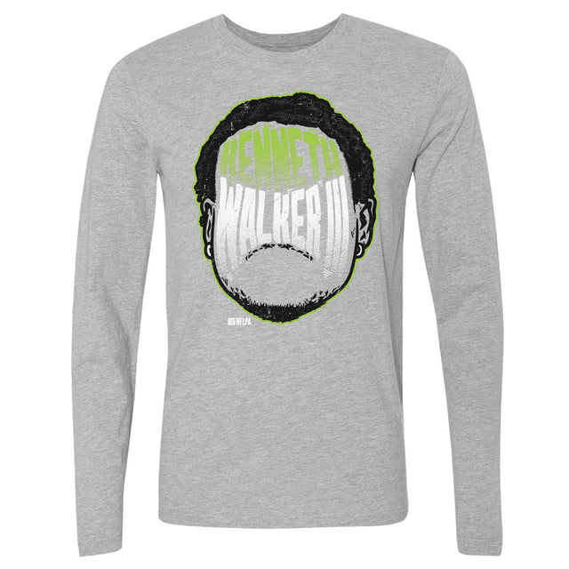 Kenneth Walker III Men's Long Sleeve T-Shirt | 500 LEVEL