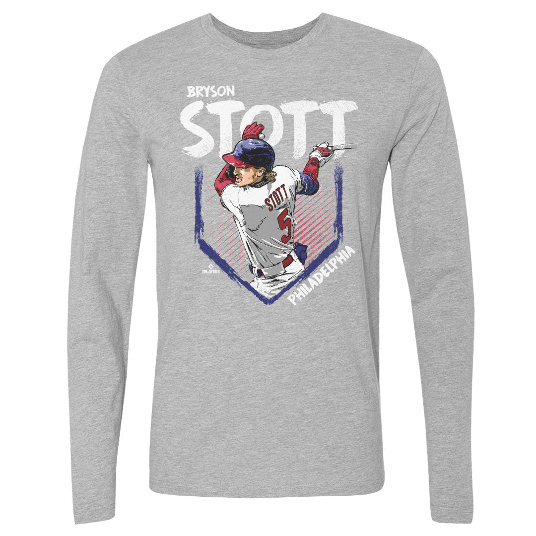Bryson Stott Men's Long Sleeve T-Shirt | 500 LEVEL