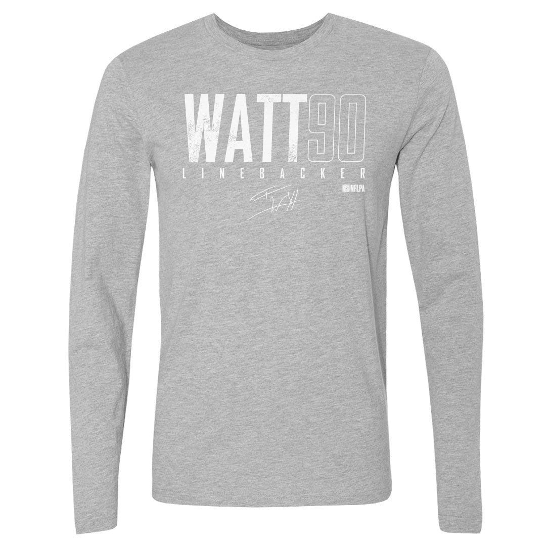 T.J. Watt Men's Long Sleeve T-Shirt | 500 LEVEL