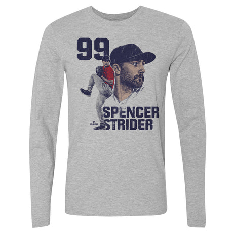 Spencer Strider Men's Long Sleeve T-Shirt | 500 LEVEL