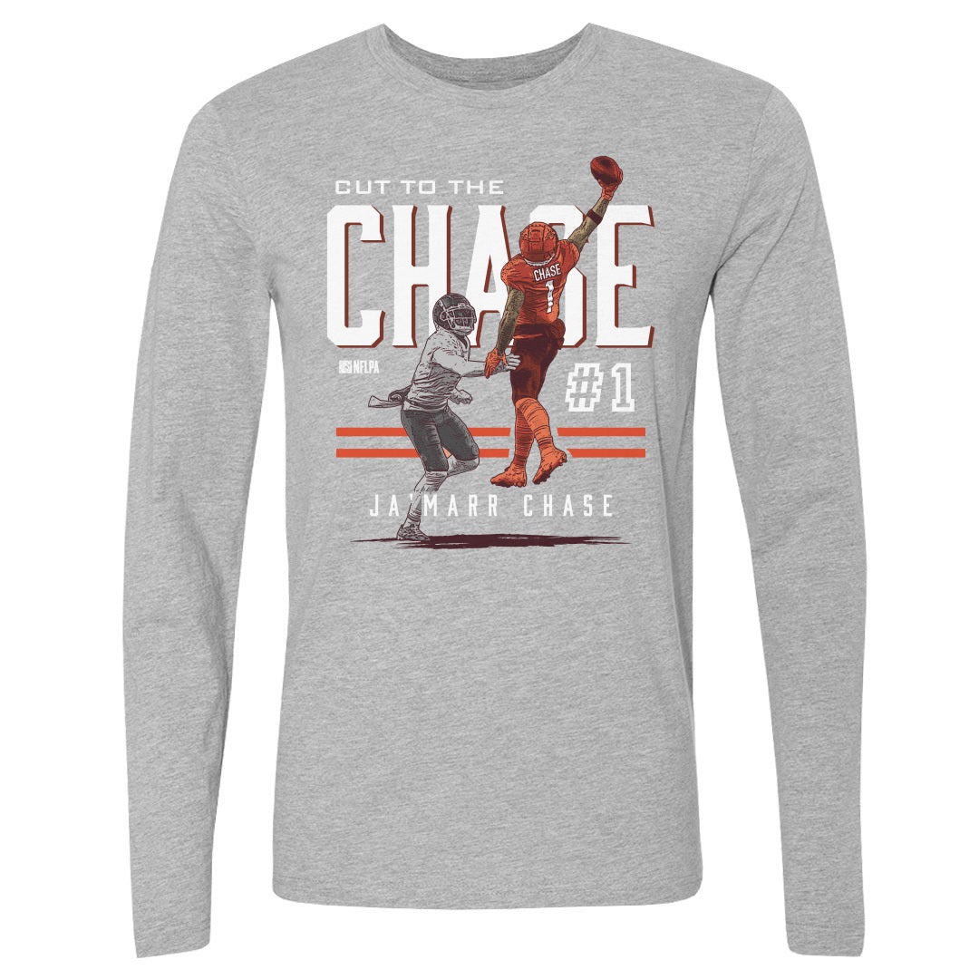 Ja'Marr Chase Men's Long Sleeve T-Shirt | 500 LEVEL