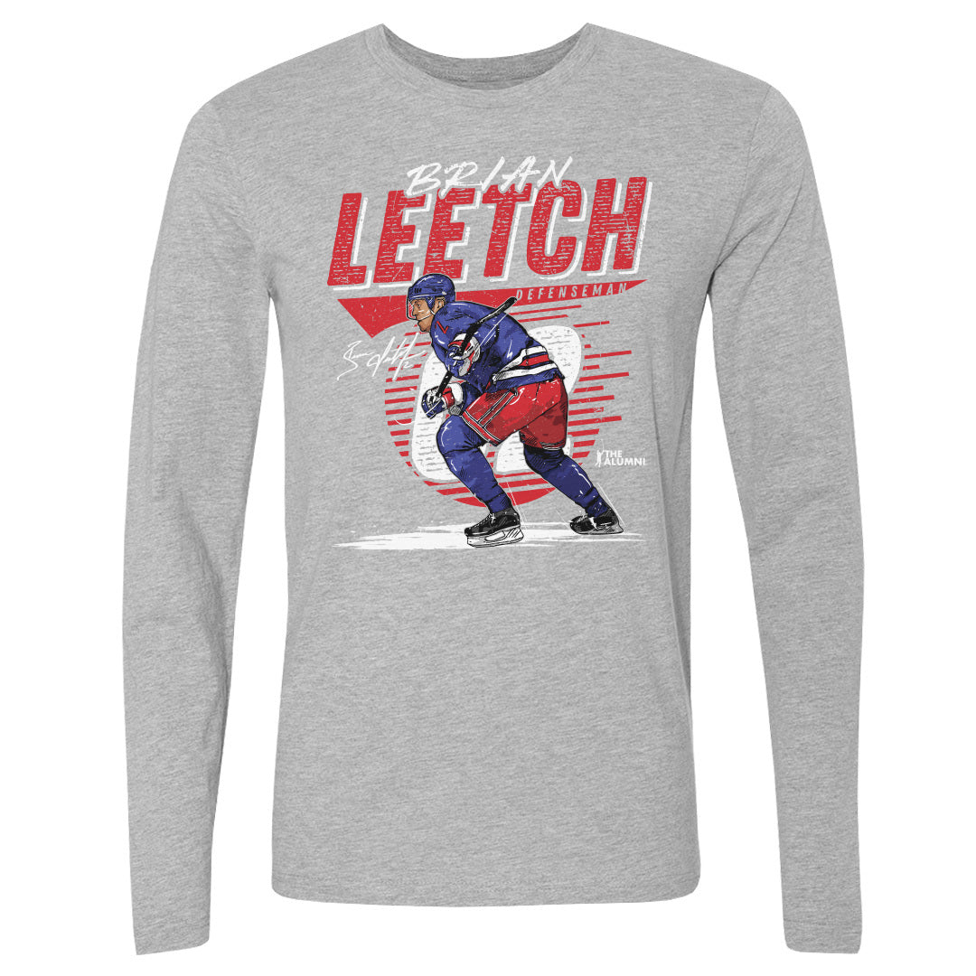 Brian Leetch Men&#39;s Long Sleeve T-Shirt | 500 LEVEL