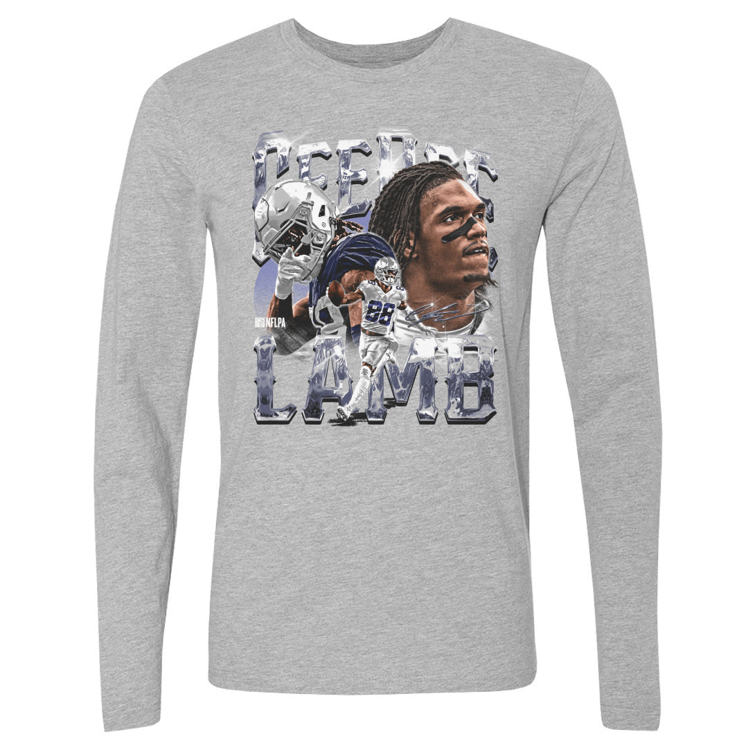CeeDee Lamb Men's Long Sleeve T-Shirt | 500 LEVEL